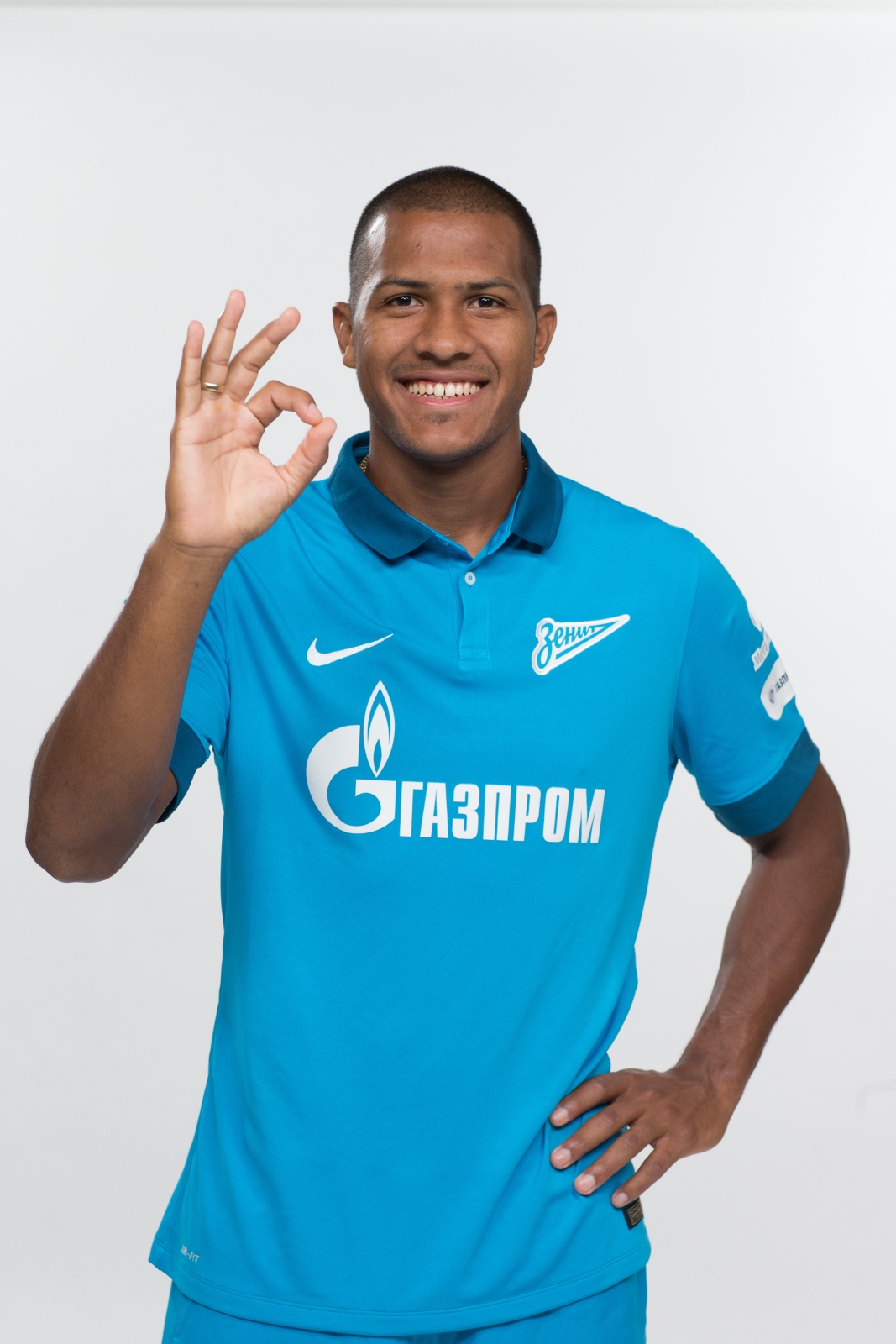 Фотосессия футболистов и тренеров основного состава ФК «Зенит» сезона 2014/2015