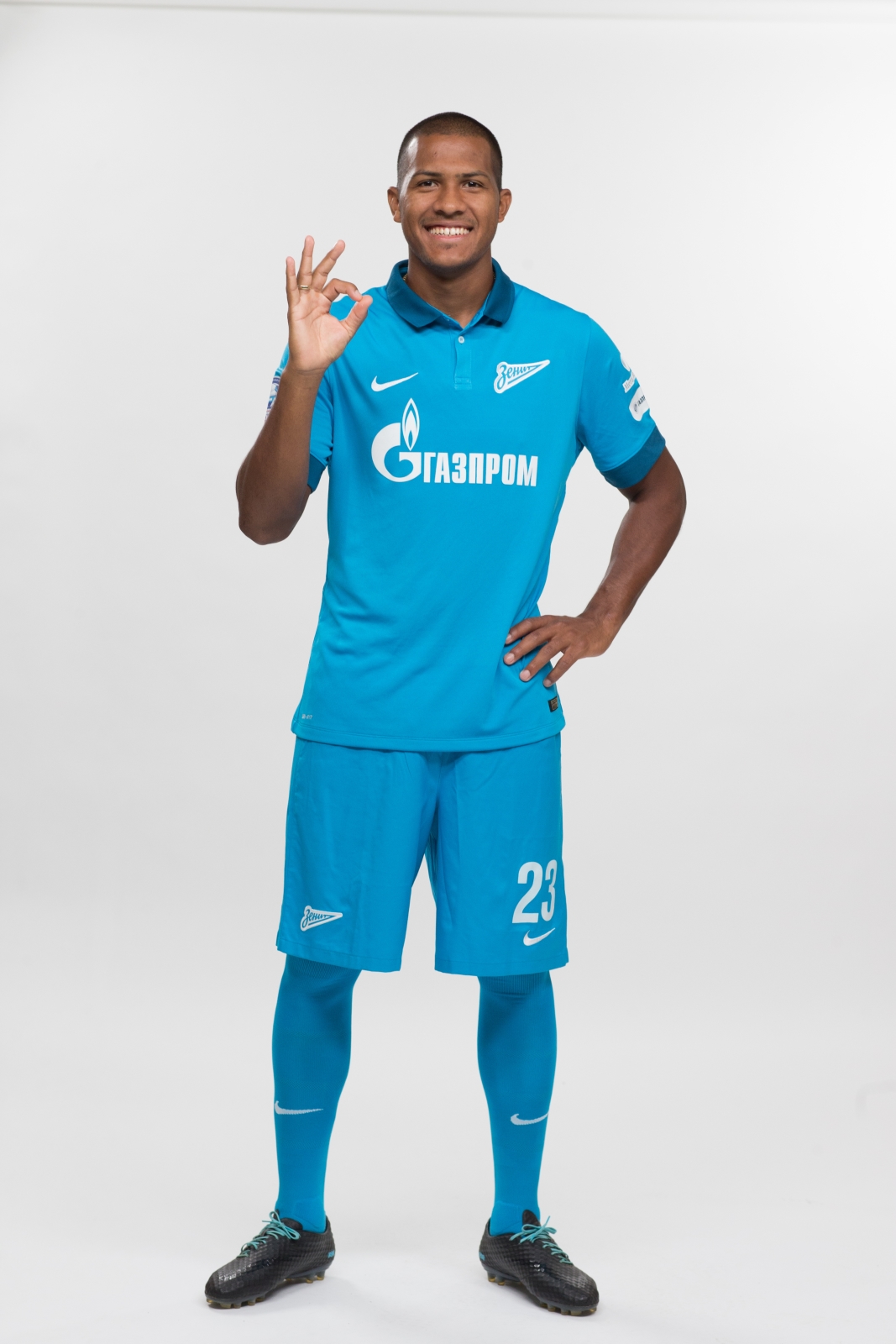 Фотосессия футболистов и тренеров основного состава ФК «Зенит» сезона 2014/2015