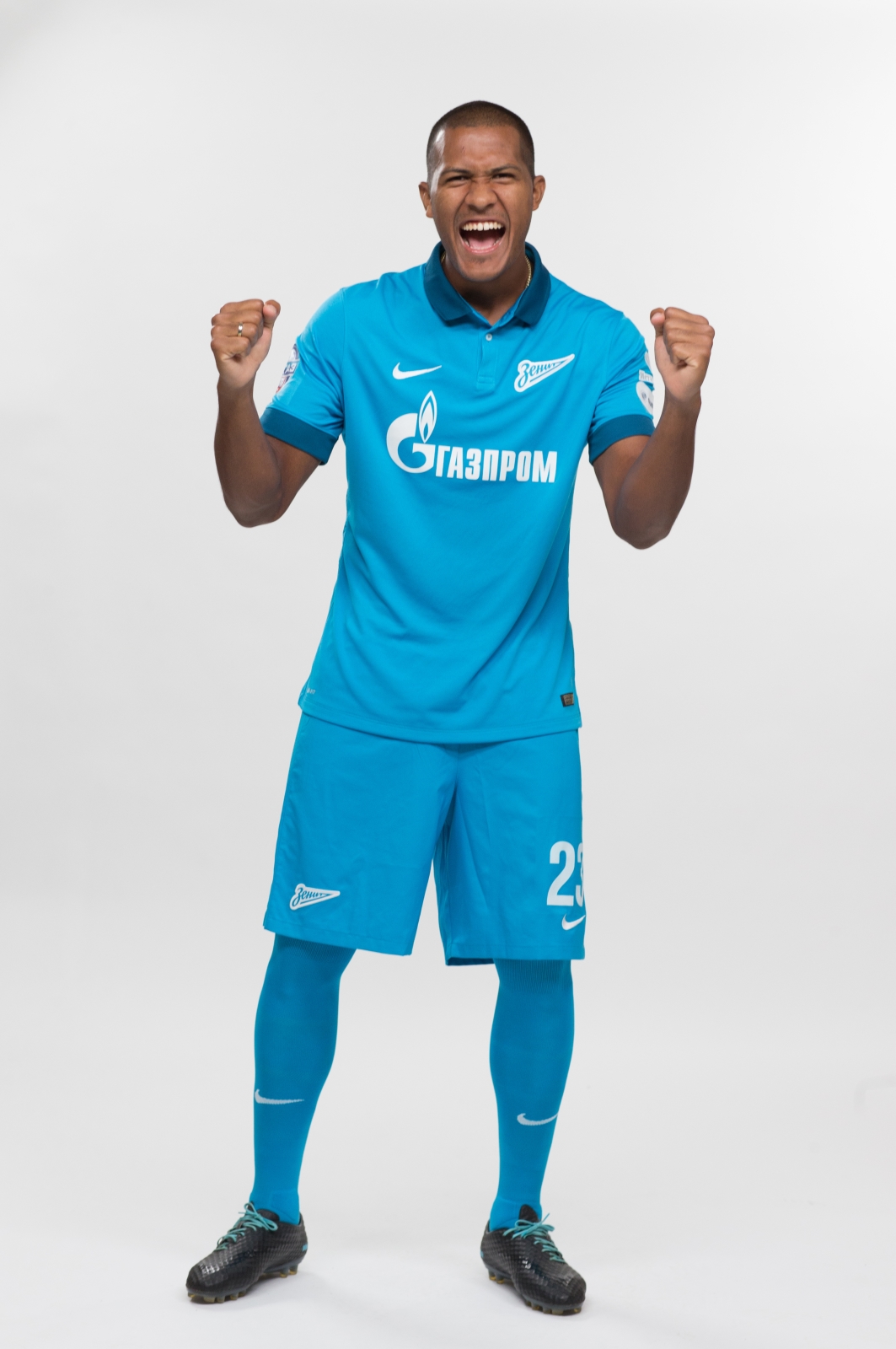 Фотосессия футболистов и тренеров основного состава ФК «Зенит» сезона 2014/2015