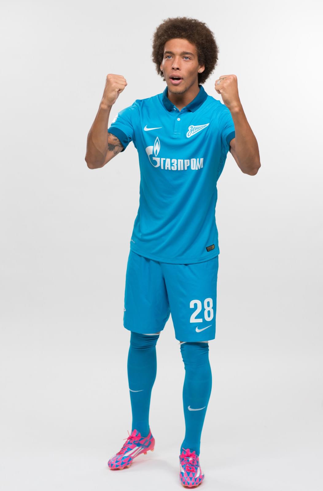 Фотосессия футболистов и тренеров основного состава ФК «Зенит» сезона 2014/2015