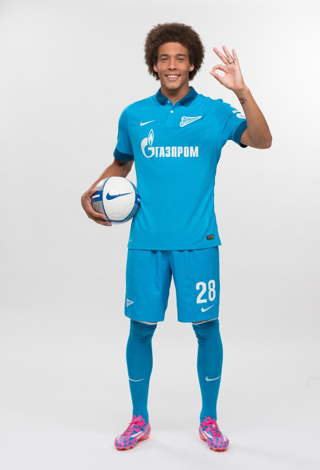 Фотосессия футболистов и тренеров основного состава ФК «Зенит» сезона 2014/2015