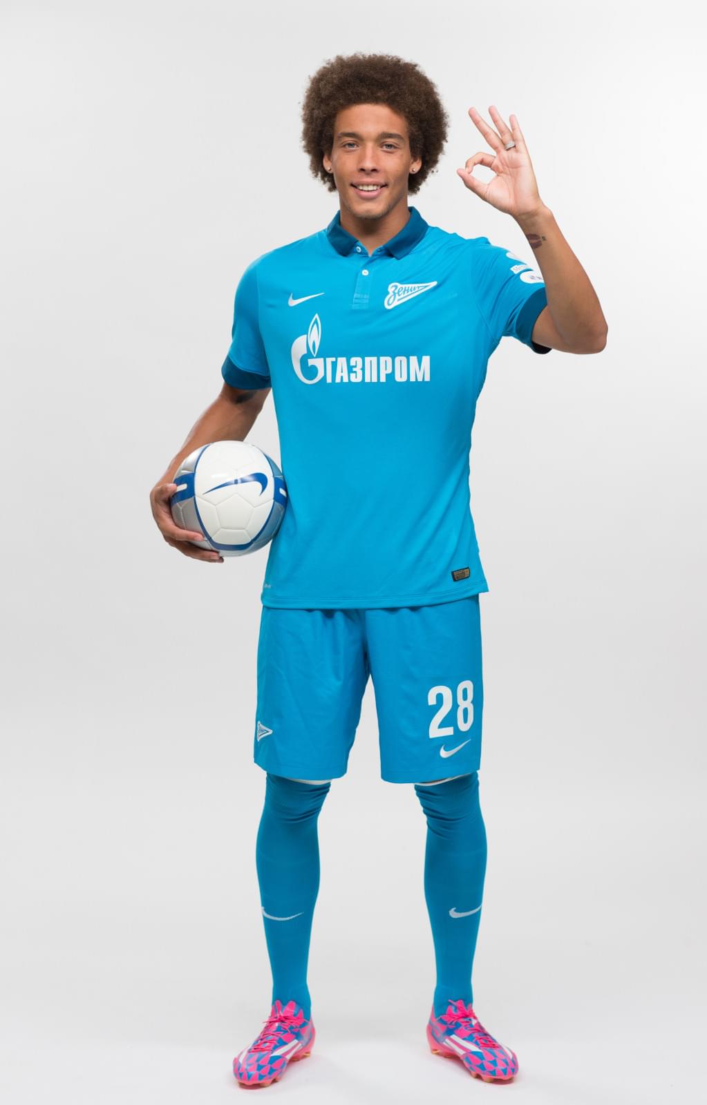 Фотосессия футболистов и тренеров основного состава ФК «Зенит» сезона 2014/2015