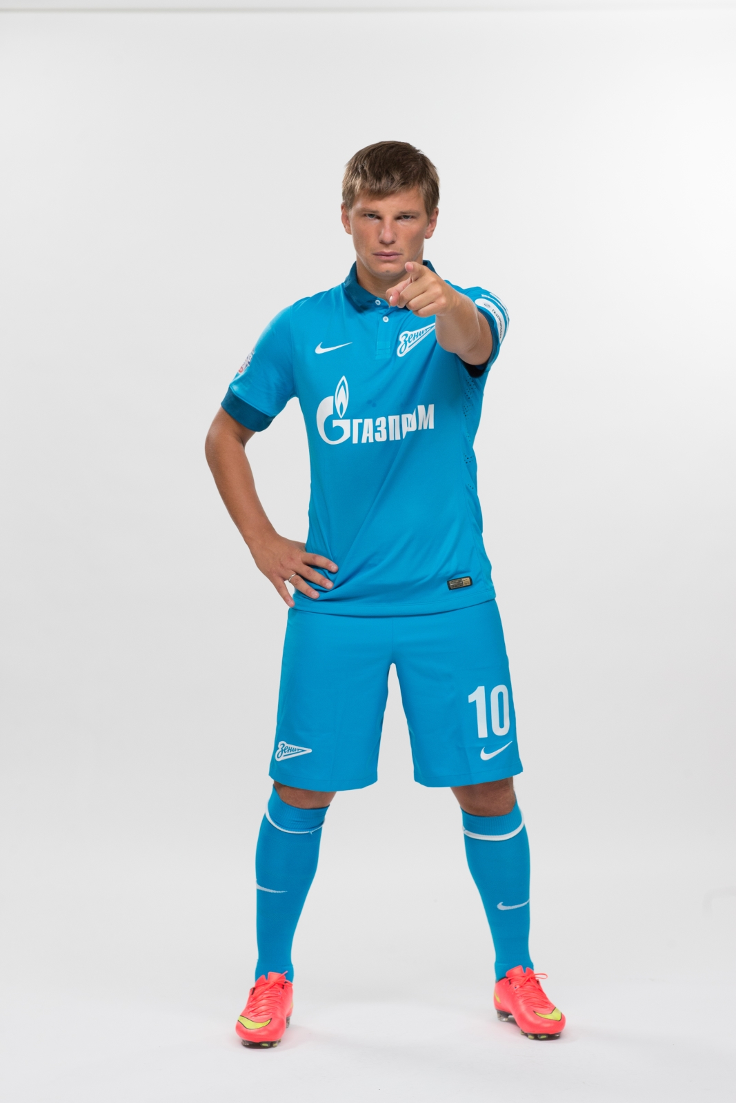 Фотосессия футболистов и тренеров основного состава ФК «Зенит» сезона 2014/2015