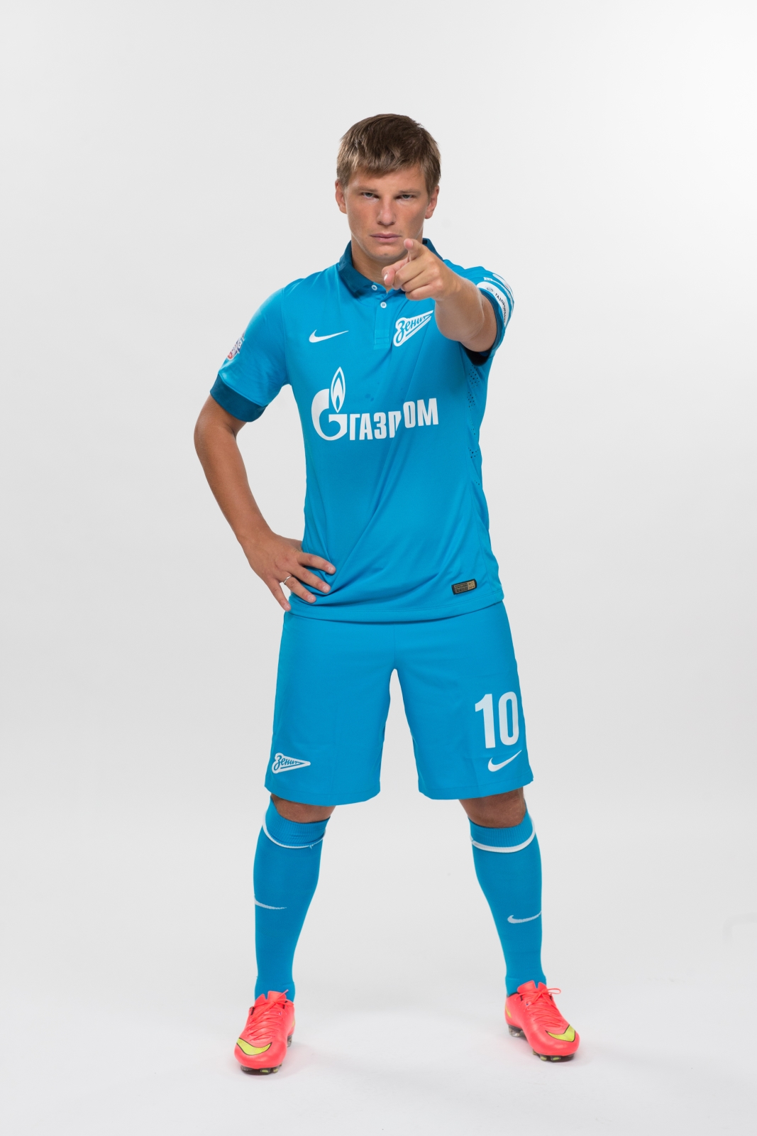 Фотосессия футболистов и тренеров основного состава ФК «Зенит» сезона 2014/2015