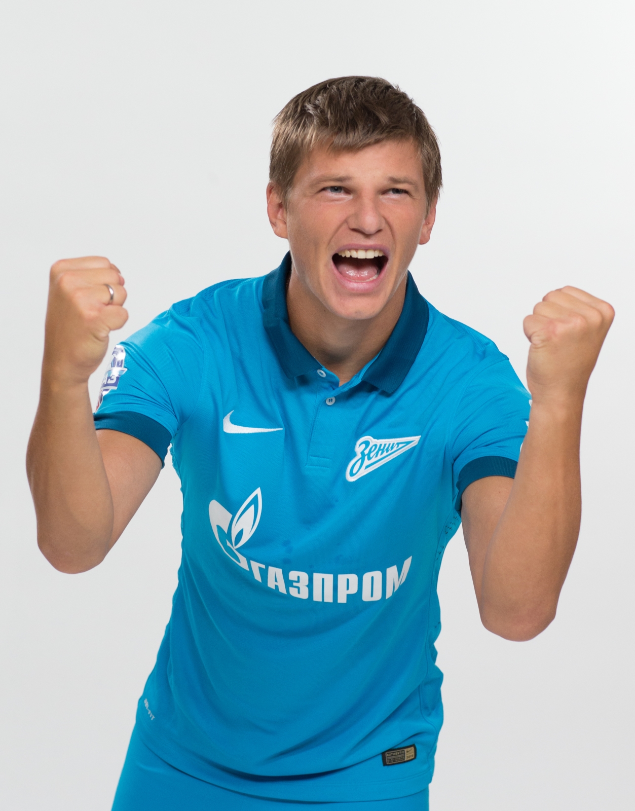 Фотосессия футболистов и тренеров основного состава ФК «Зенит» сезона 2014/2015