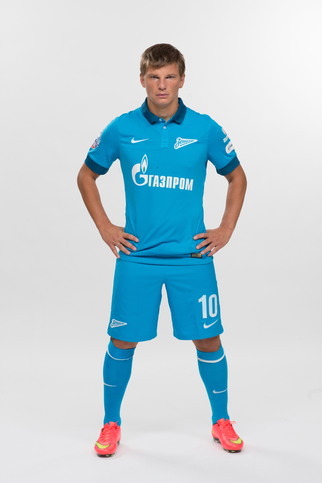 Фотосессия футболистов и тренеров основного состава ФК «Зенит» сезона 2014/2015