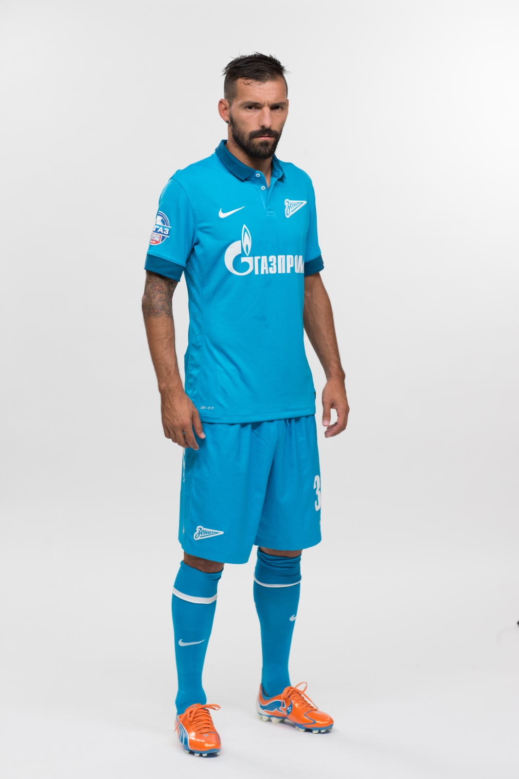 Фотосессия футболистов и тренеров основного состава ФК «Зенит» сезона 2014/2015