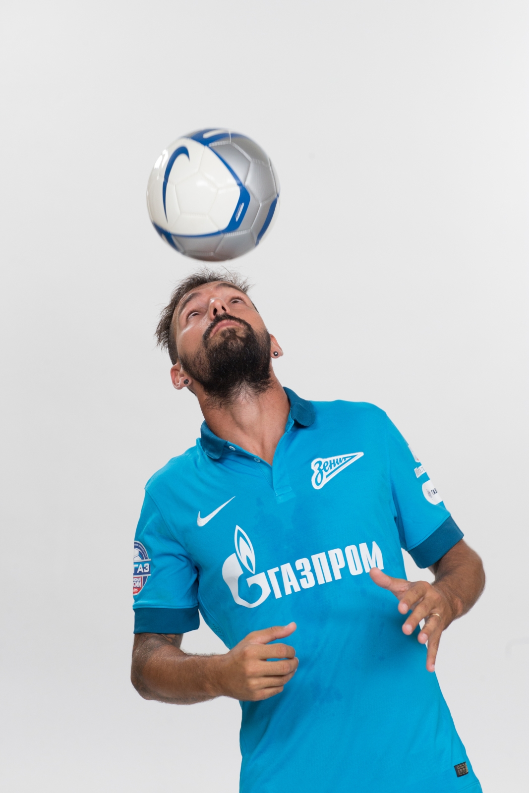 Фотосессия футболистов и тренеров основного состава ФК «Зенит» сезона 2014/2015