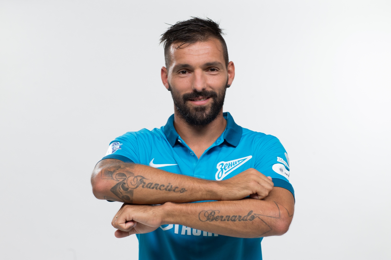 Фотосессия футболистов и тренеров основного состава ФК «Зенит» сезона 2014/2015