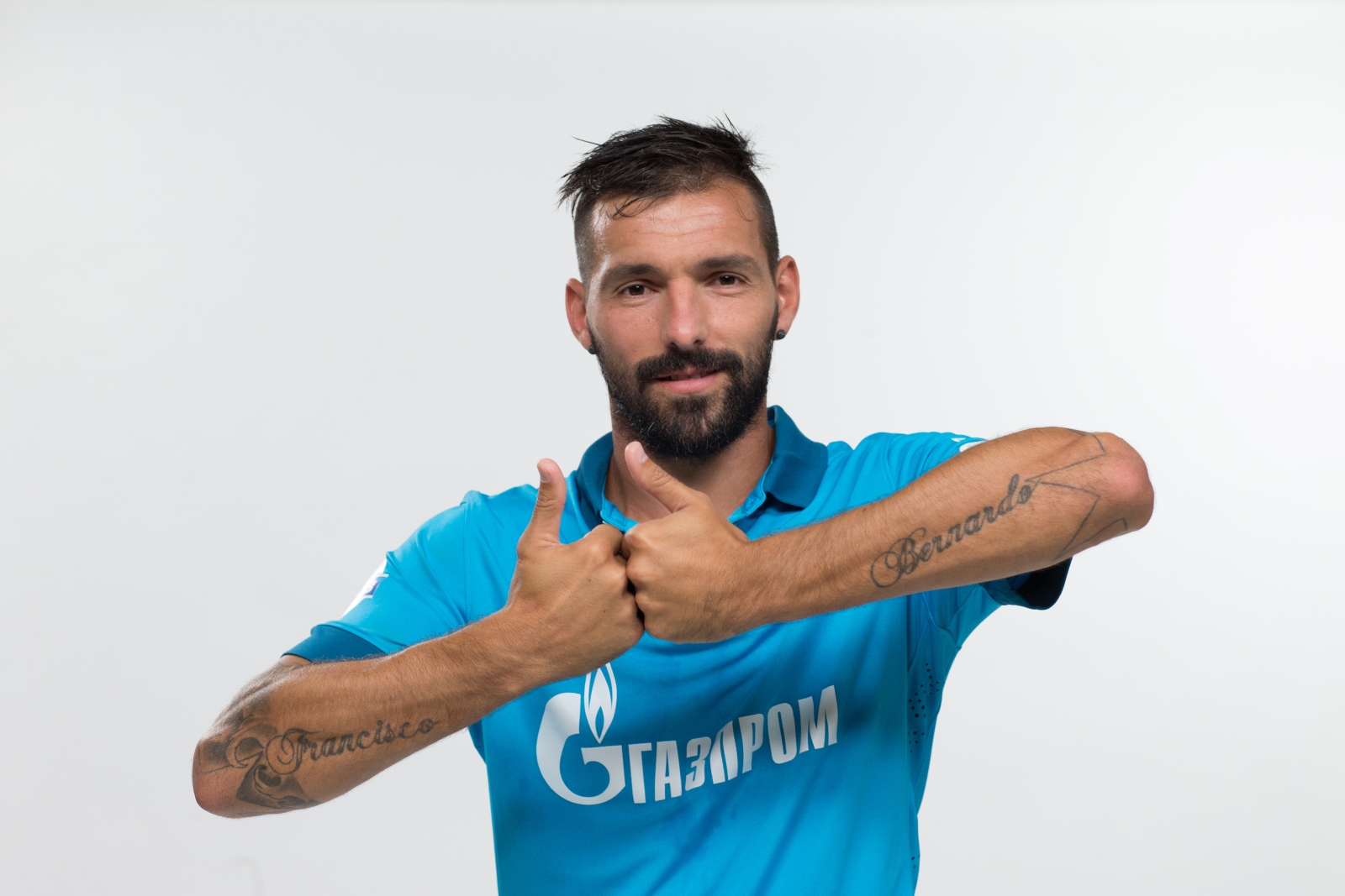 Фотосессия футболистов и тренеров основного состава ФК «Зенит» сезона 2014/2015