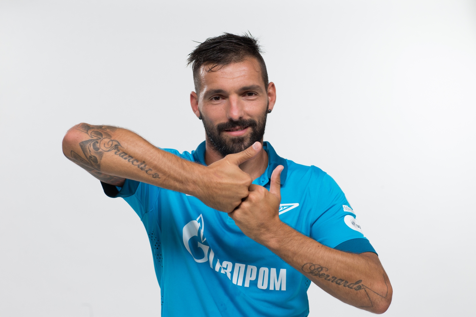 Фотосессия футболистов и тренеров основного состава ФК «Зенит» сезона 2014/2015