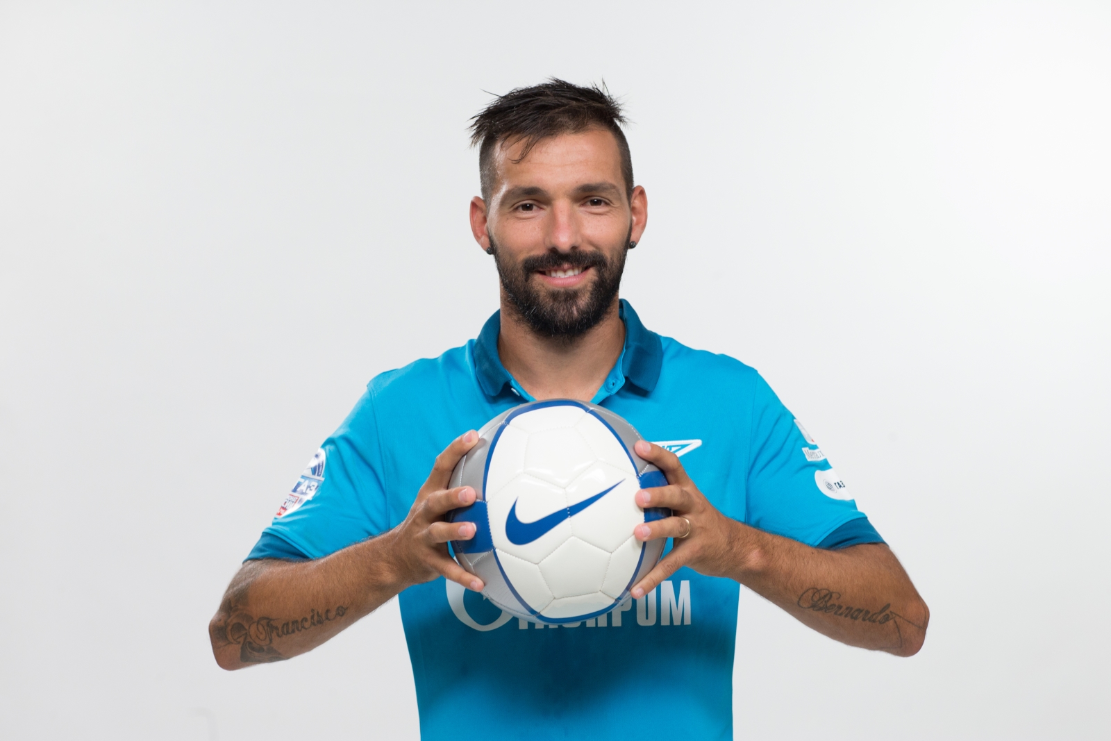 Фотосессия футболистов и тренеров основного состава ФК «Зенит» сезона 2014/2015