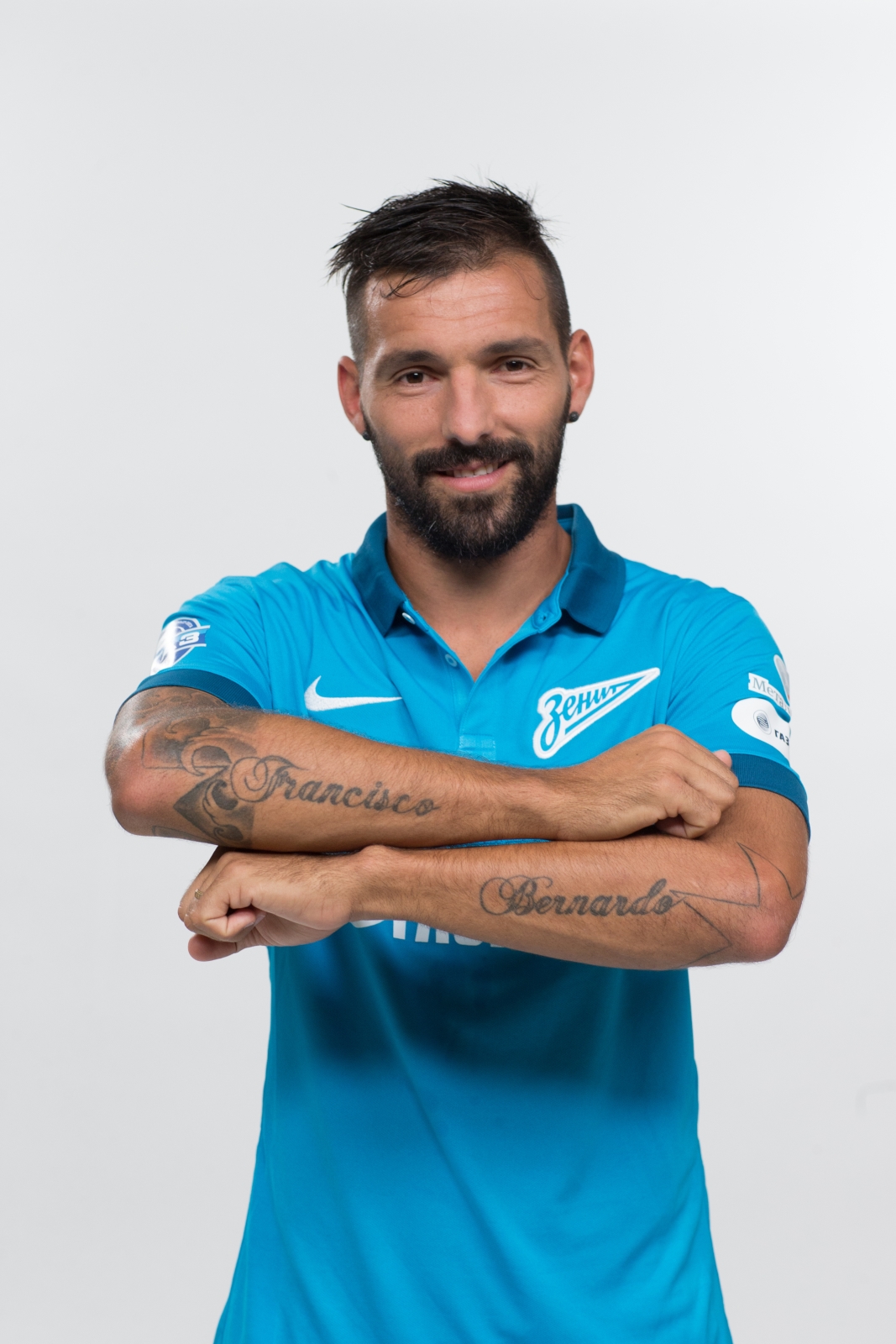 Фотосессия футболистов и тренеров основного состава ФК «Зенит» сезона 2014/2015