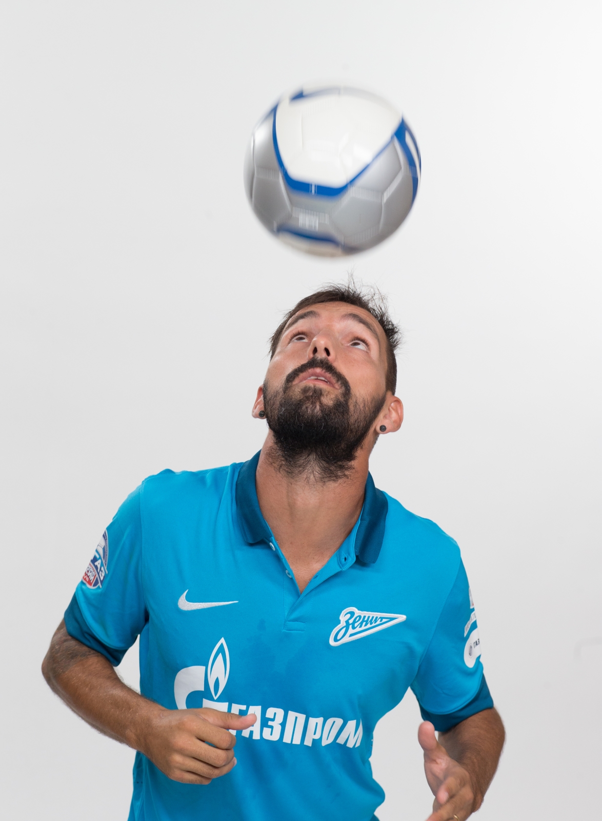 Фотосессия футболистов и тренеров основного состава ФК «Зенит» сезона 2014/2015