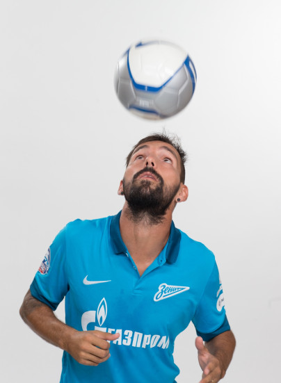 Фотосессия футболистов и тренеров основного состава ФК «Зенит» сезона 2014/2015