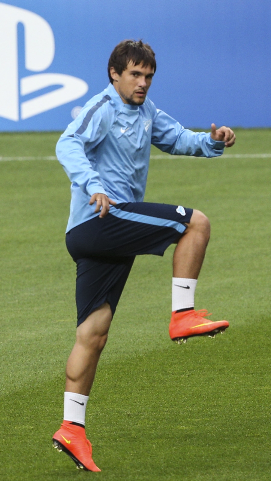 Открытая тренировка перед матчем Лиги чемпионов с «Бенфикой»