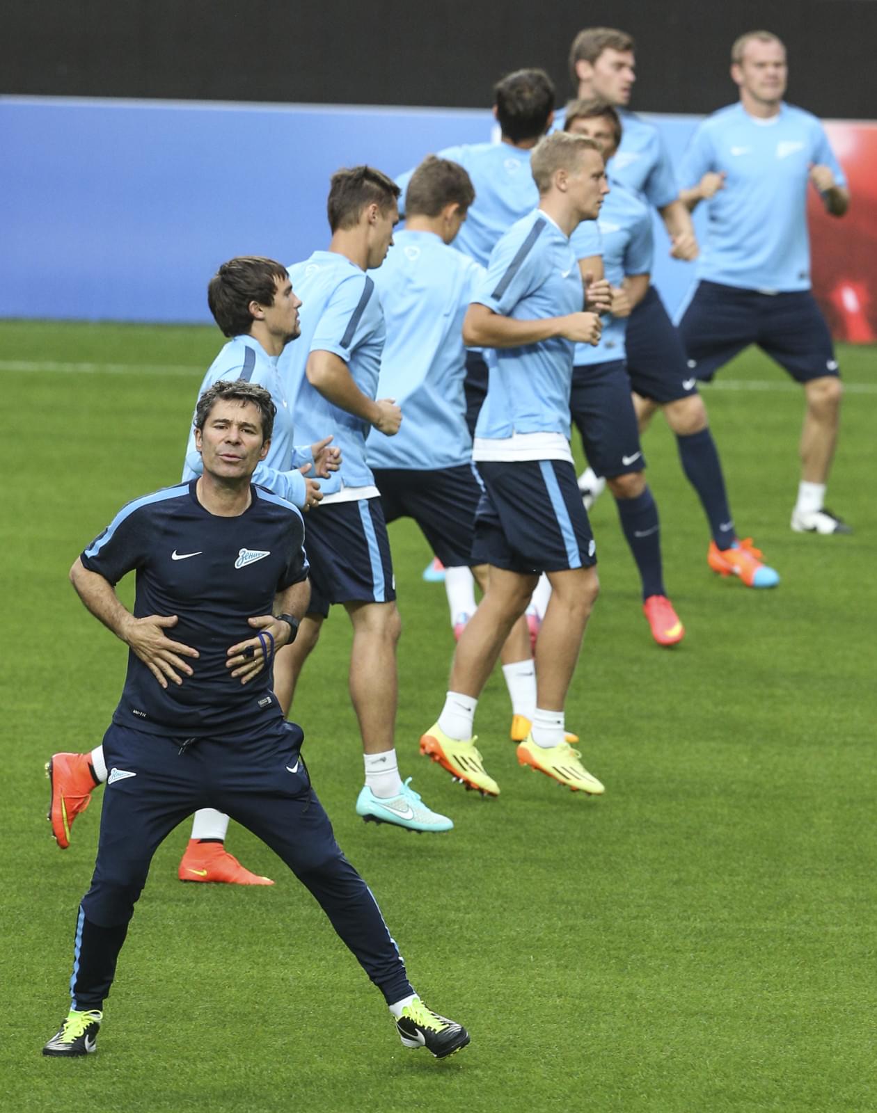 Открытая тренировка перед матчем Лиги чемпионов с «Бенфикой»