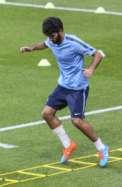 Открытая тренировка перед матчем Лиги чемпионов с «Бенфикой»