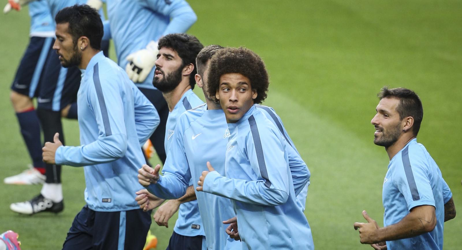 Открытая тренировка перед матчем Лиги чемпионов с «Бенфикой»