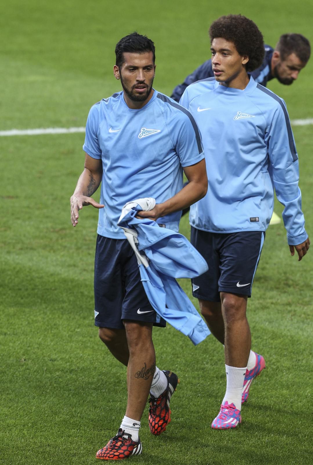 Открытая тренировка перед матчем Лиги чемпионов с «Бенфикой»