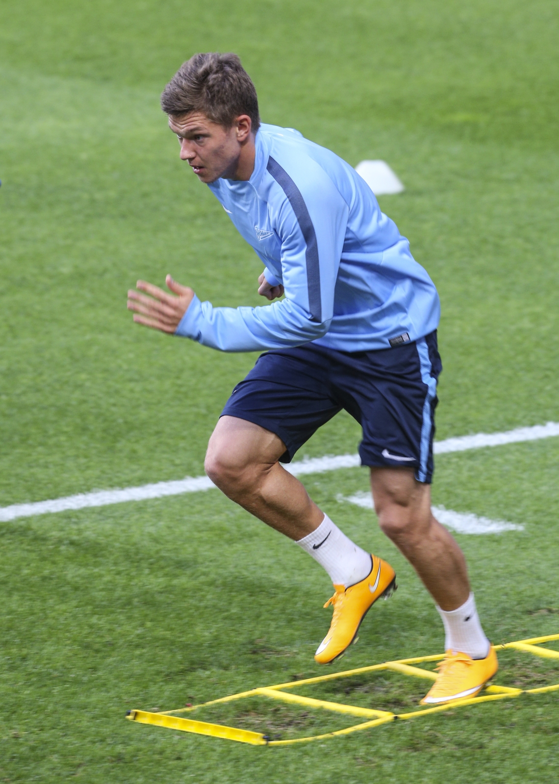 Открытая тренировка перед матчем Лиги чемпионов с «Бенфикой»