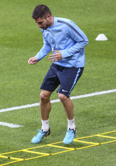 Открытая тренировка перед матчем Лиги чемпионов с «Бенфикой»