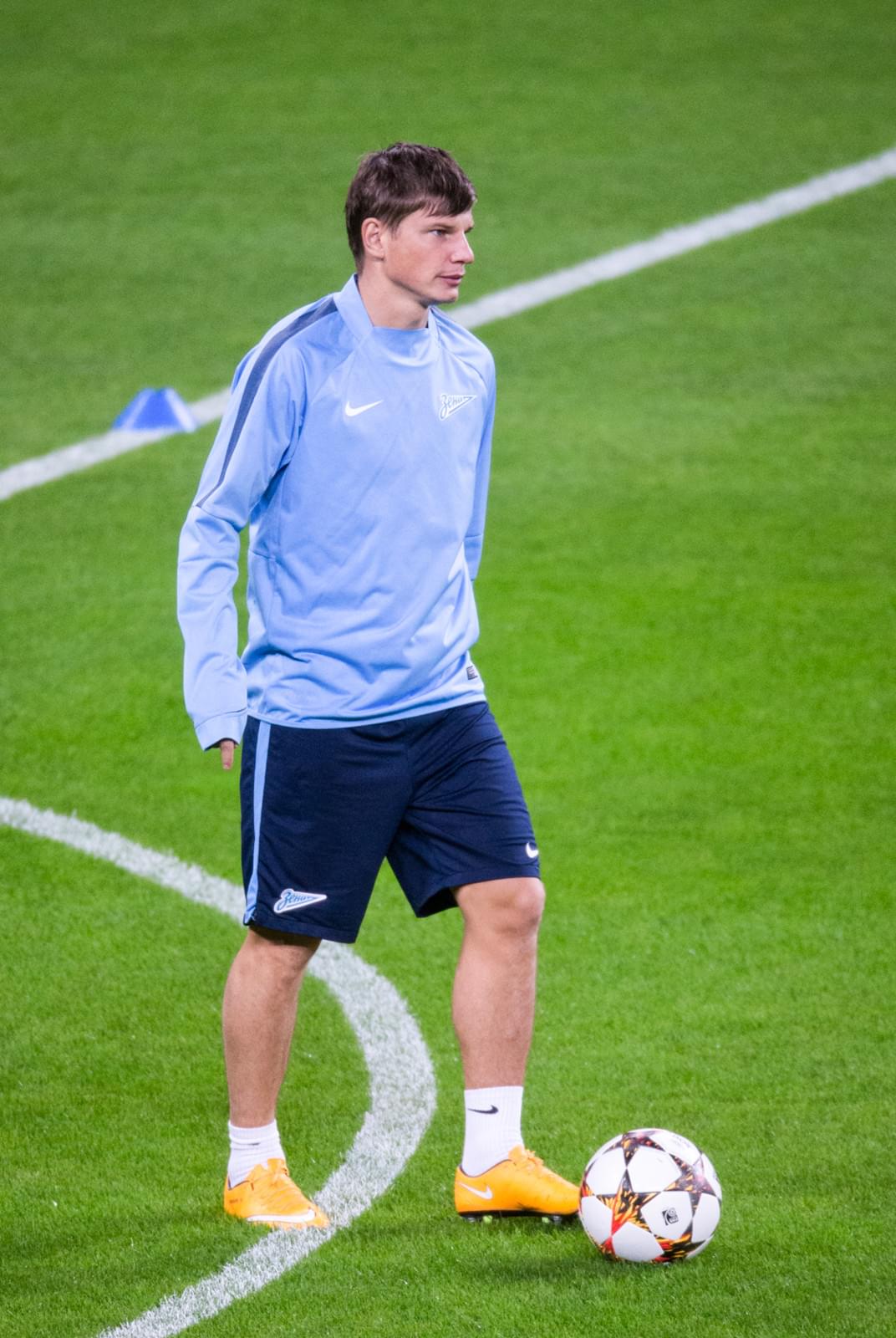 Тренировка «Зенита» перед матчем Лиги чемпионов УЕФА , 2014/15, «Байер» — «Зенит»