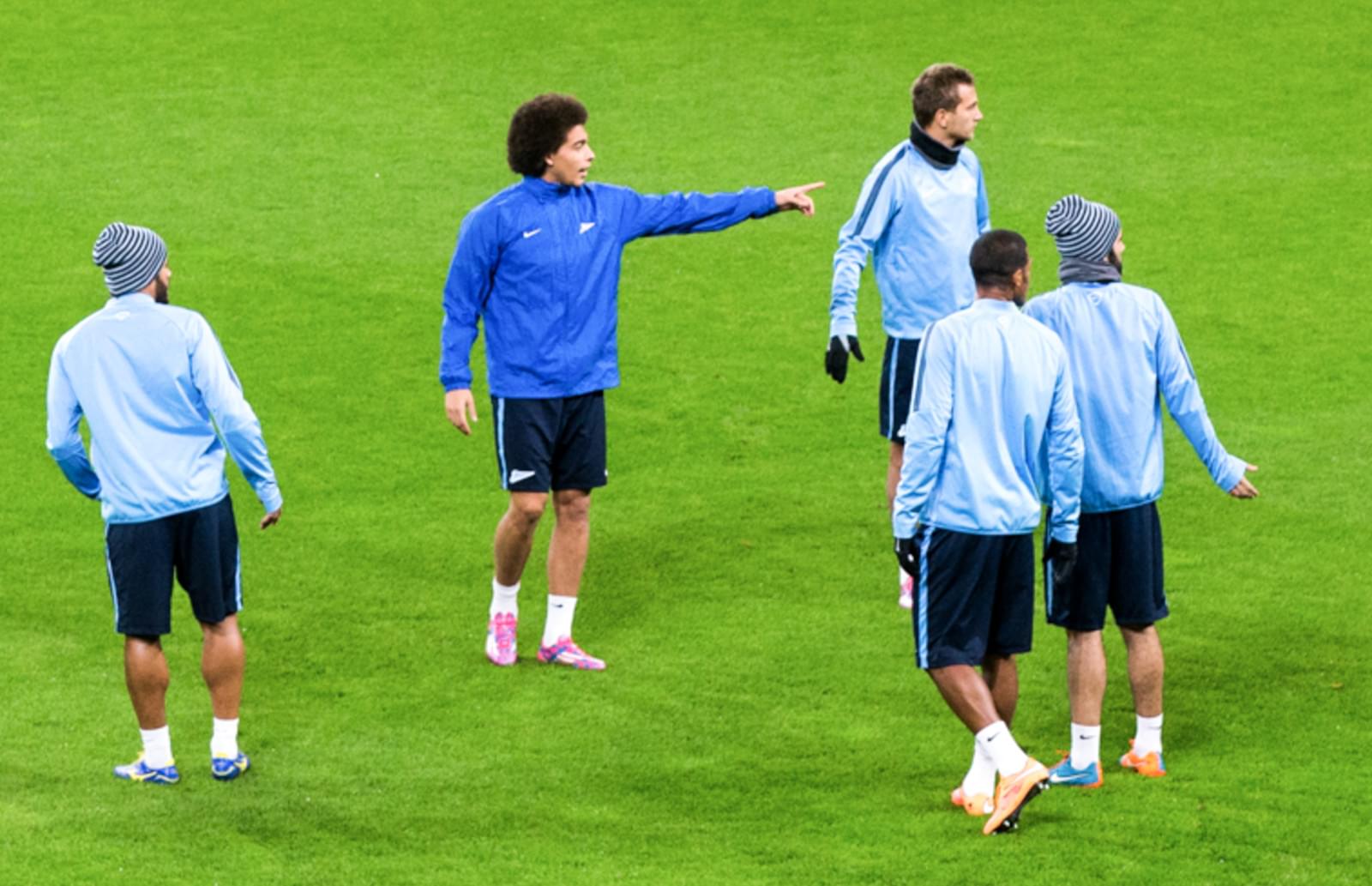 Тренировка «Зенита» перед матчем Лиги чемпионов УЕФА , 2014/15, «Байер» — «Зенит»