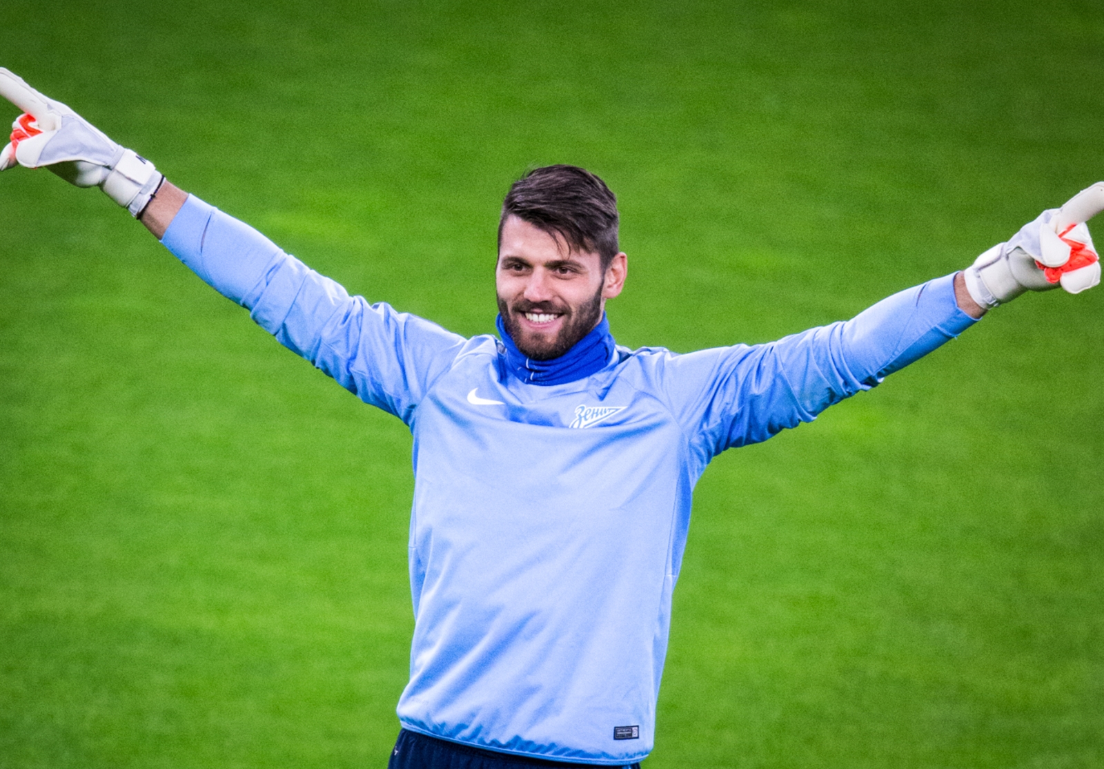 Тренировка «Зенита» перед матчем Лиги чемпионов УЕФА , 2014/15, «Байер» — «Зенит»