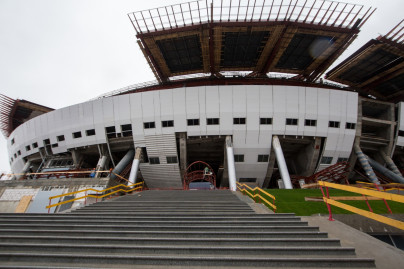 Строительство стадиона на Крестовском острове