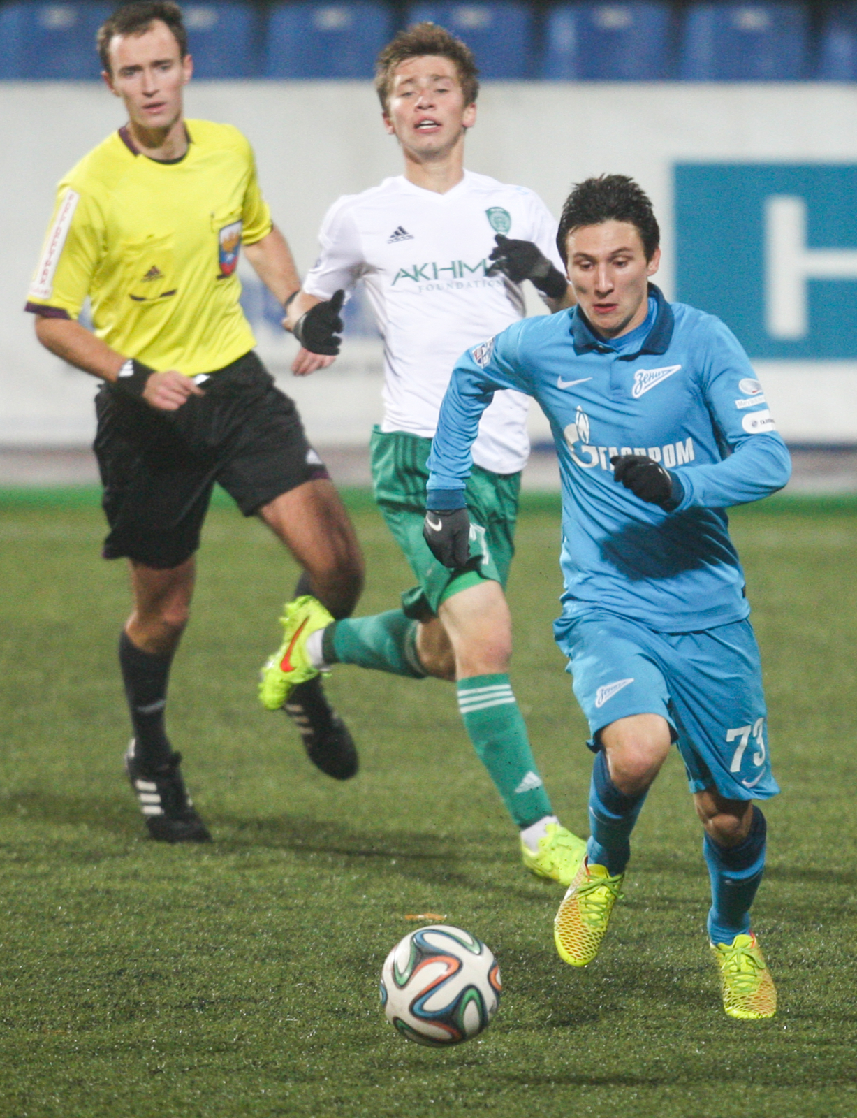 Первенство молодежных составов, 2014/15, 13-й тур, «Зенит» — «Терек»