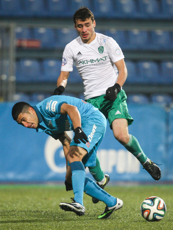 Первенство молодежных составов, 2014/15, 13-й тур, «Зенит» — «Терек»