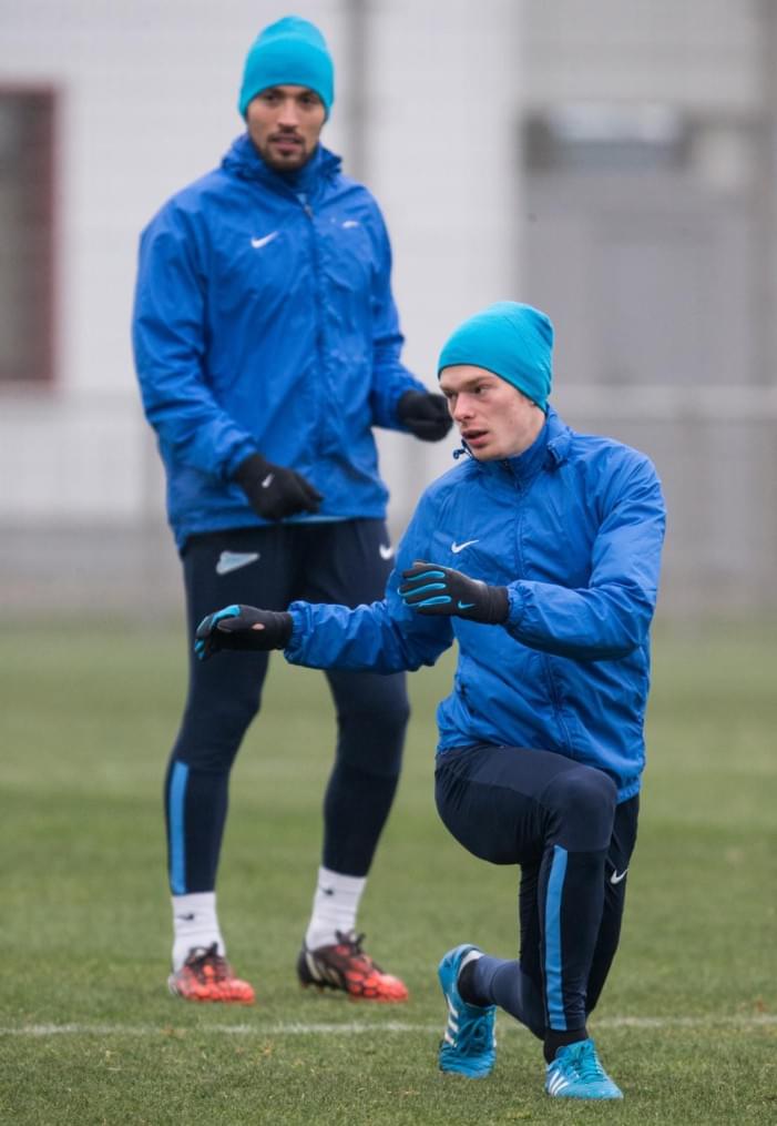 Открытая тренировка «Зенита» перед матчем Лиги Чемпионов УЕФА 2014/2015, «Зенит» — «Бенфика»