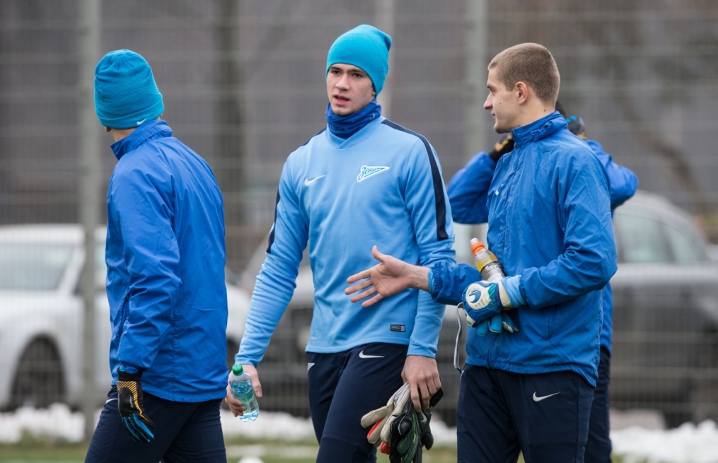 Открытая тренировка «Зенита» перед матчем Лиги Чемпионов УЕФА 2014/2015, «Зенит» — «Бенфика»