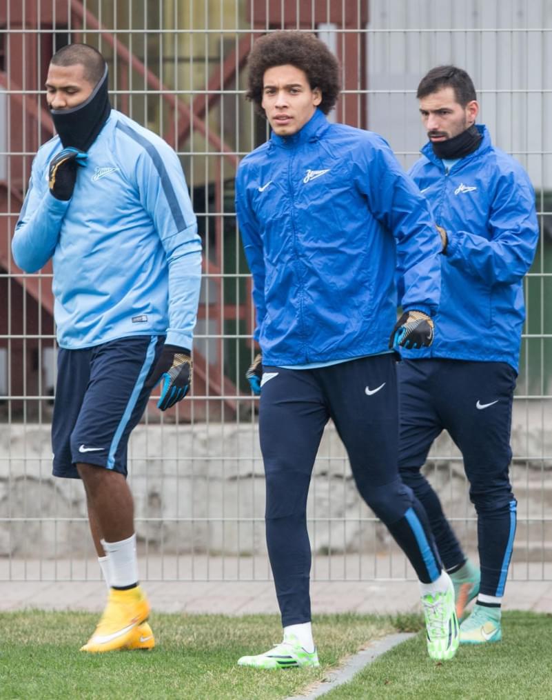 Открытая тренировка «Зенита» перед матчем Лиги Чемпионов УЕФА 2014/2015, «Зенит» — «Бенфика»