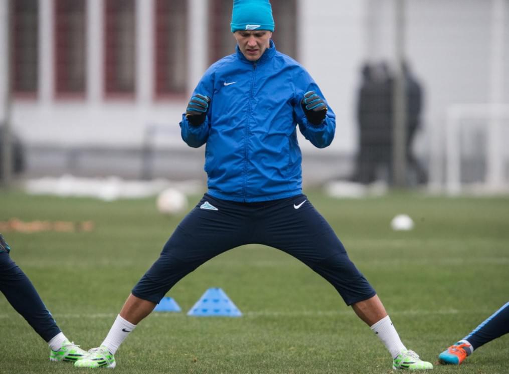 Открытая тренировка «Зенита» перед матчем Лиги Чемпионов УЕФА 2014/2015, «Зенит» — «Бенфика»