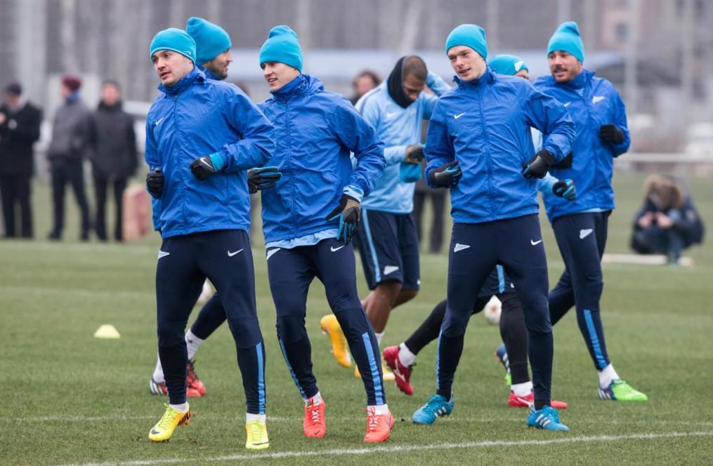 Открытая тренировка «Зенита» перед матчем Лиги Чемпионов УЕФА 2014/2015, «Зенит» — «Бенфика»