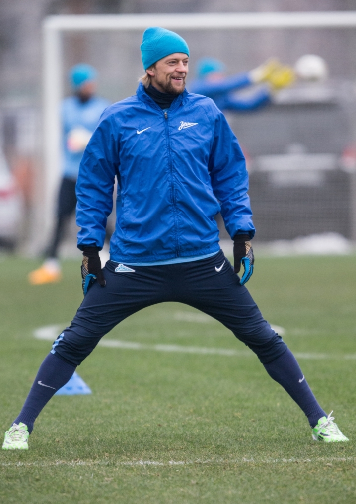 Открытая тренировка «Зенита» перед матчем Лиги Чемпионов УЕФА 2014/2015, «Зенит» — «Бенфика»