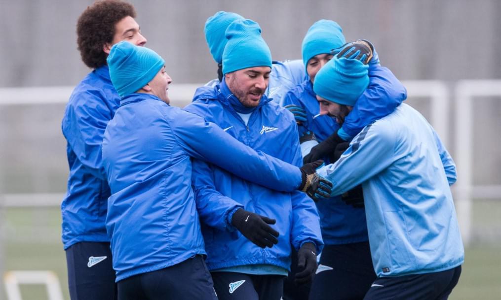 Открытая тренировка «Зенита» перед матчем Лиги Чемпионов УЕФА 2014/2015, «Зенит» — «Бенфика»