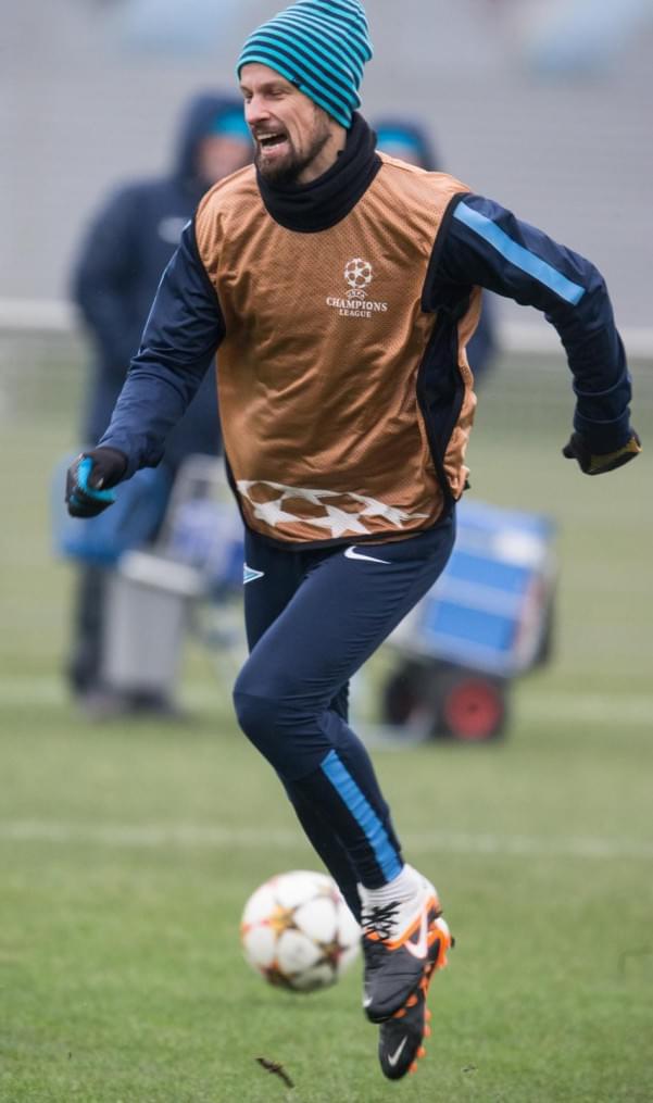 Открытая тренировка «Зенита» перед матчем Лиги Чемпионов УЕФА 2014/2015, «Зенит» — «Бенфика»