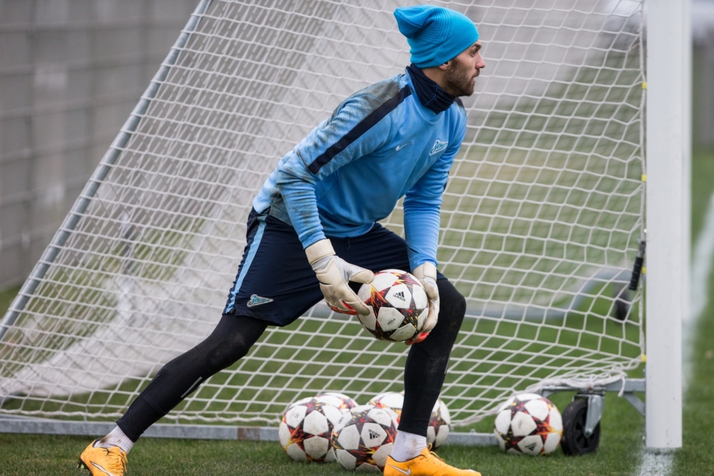 Открытая тренировка «Зенита» перед матчем Лиги Чемпионов УЕФА 2014/2015, «Зенит» — «Бенфика»