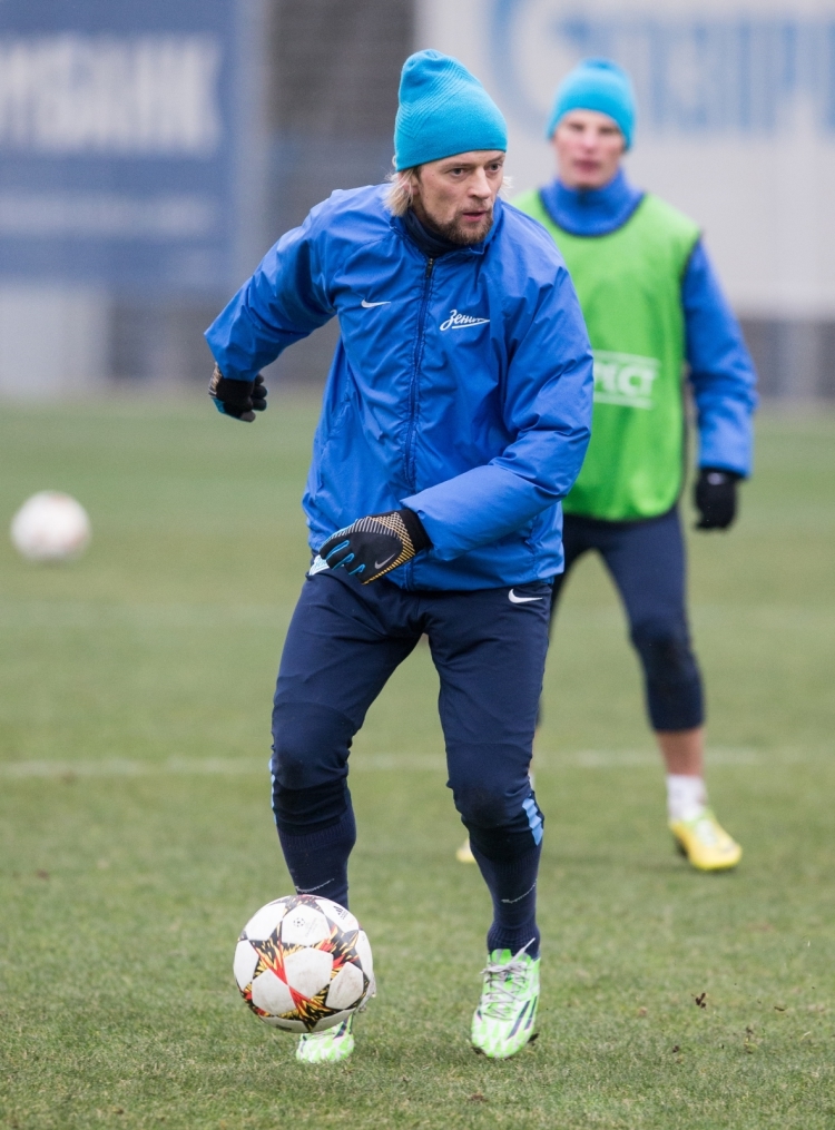 Открытая тренировка «Зенита» перед матчем Лиги Чемпионов УЕФА 2014/2015, «Зенит» — «Бенфика»