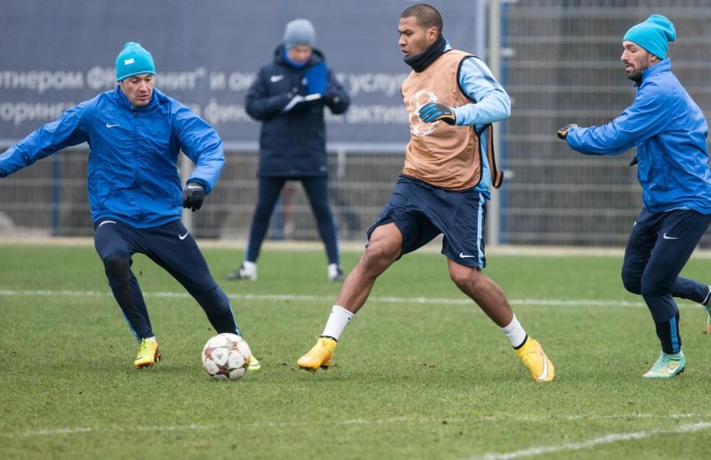 Открытая тренировка «Зенита» перед матчем Лиги Чемпионов УЕФА 2014/2015, «Зенит» — «Бенфика»