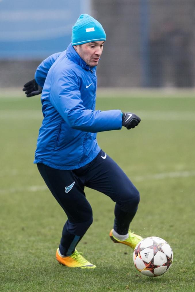 Открытая тренировка «Зенита» перед матчем Лиги Чемпионов УЕФА 2014/2015, «Зенит» — «Бенфика»