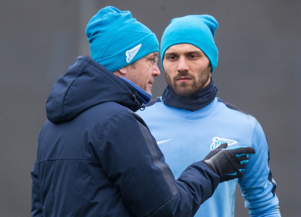 Открытая тренировка «Зенита» перед матчем Лиги Чемпионов УЕФА 2014/2015, «Зенит» — «Бенфика»