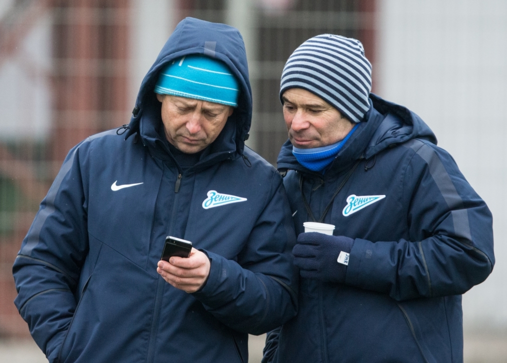 Открытая тренировка «Зенита» перед матчем Лиги Чемпионов УЕФА 2014/2015, «Зенит» — «Бенфика»