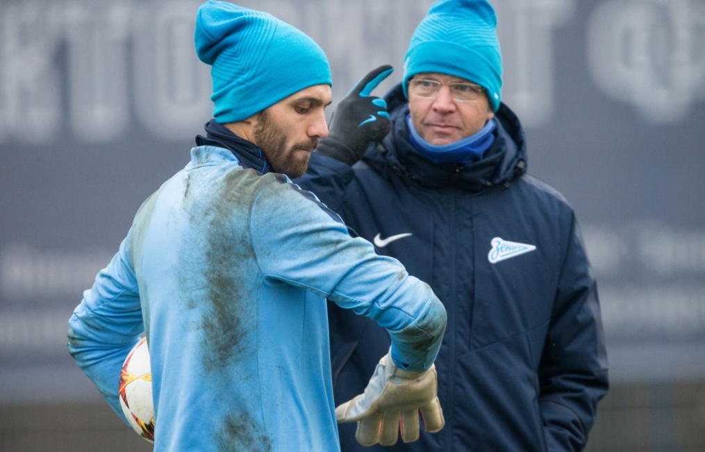 Открытая тренировка «Зенита» перед матчем Лиги Чемпионов УЕФА 2014/2015, «Зенит» — «Бенфика»