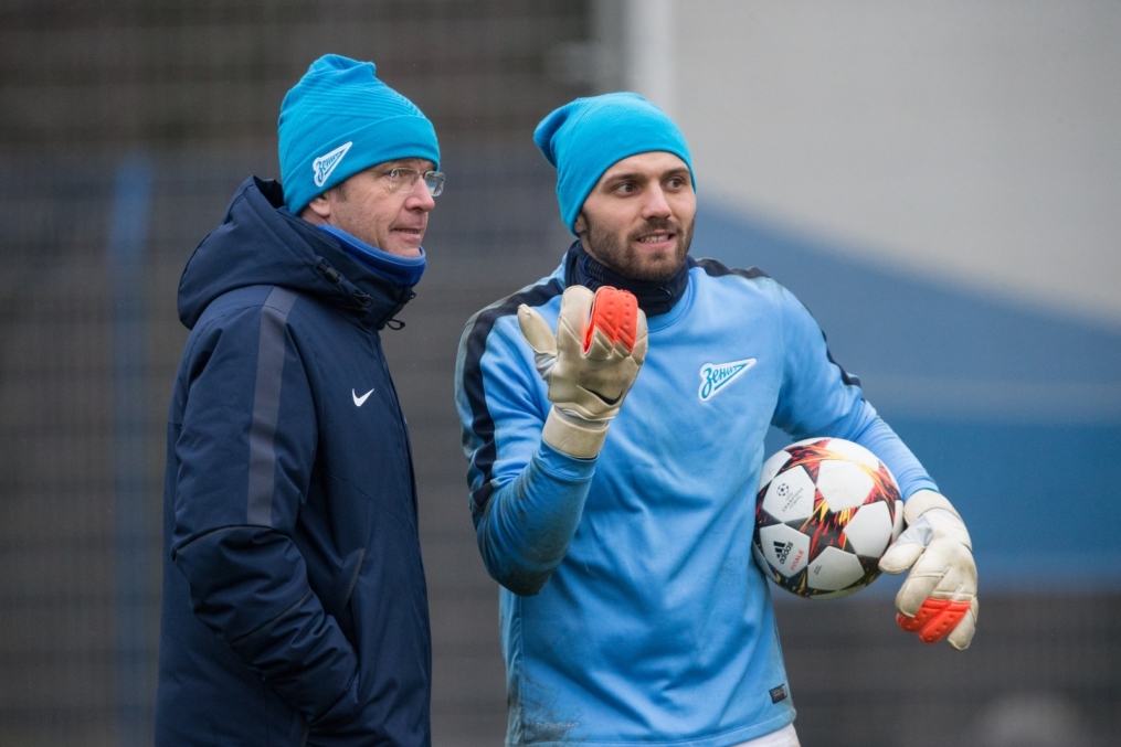 Открытая тренировка «Зенита» перед матчем Лиги Чемпионов УЕФА 2014/2015, «Зенит» — «Бенфика»