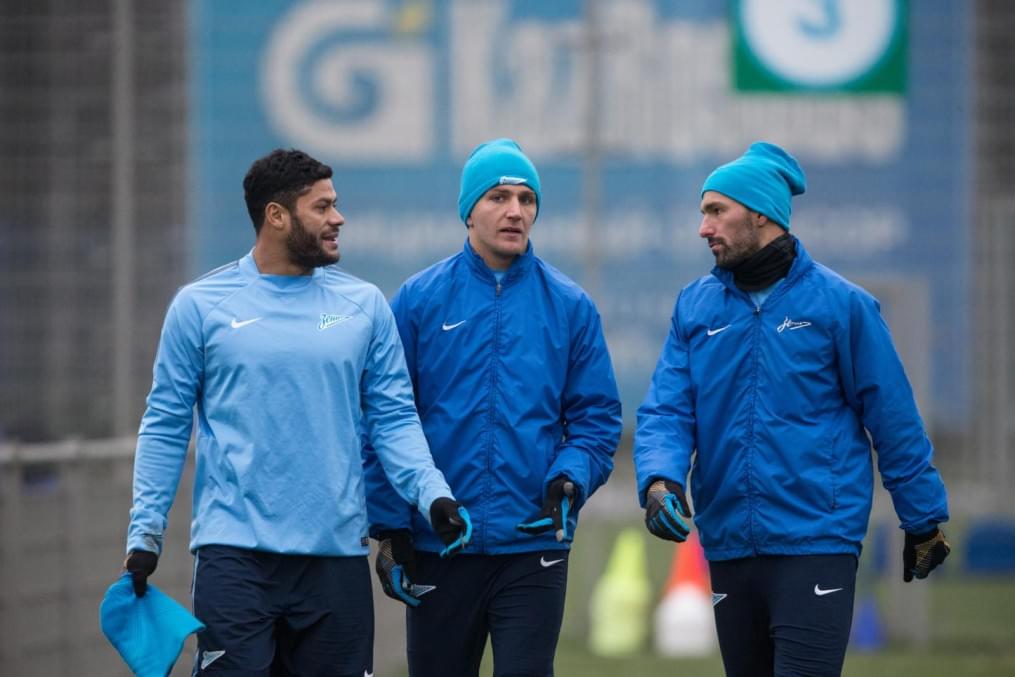 Открытая тренировка «Зенита» перед матчем Лиги Чемпионов УЕФА 2014/2015, «Зенит» — «Бенфика»