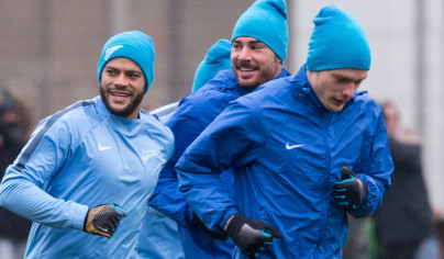 Открытая тренировка «Зенита» перед матчем Лиги Чемпионов УЕФА 2014/2015, «Зенит» — «Бенфика»